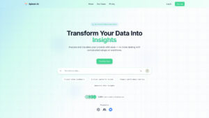 Splash AI - AI-Powered Data Analytics Tool