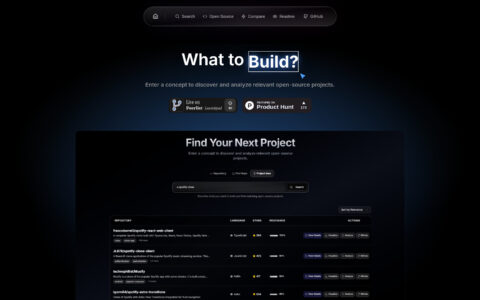 What To Build - AI GitHub Project Idea Generator
