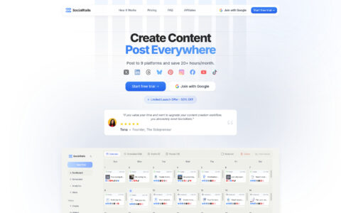 SocialRails - AI Social Media Management Tool