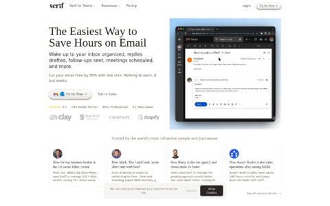 Serif - AI Executive Assistant for Email & Scheduling
