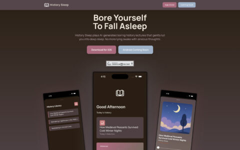 History Sleep - AI Sleep App | Boring History Lectures