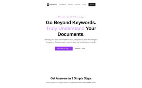 OdysseyGPT - AI Document Chat & Analysis Tool