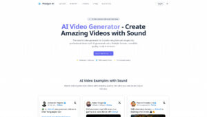 Plexigen AI - AI Video Generator with Sound & Effects