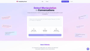 Gaslighting Check - AI Manipulation Detection Tool