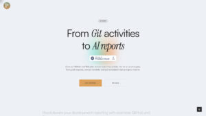 Gitmore - AI-Powered Git Reporting & Analytics Tool