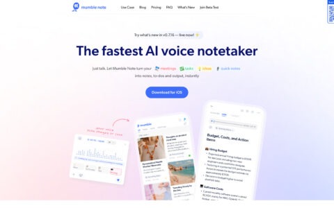 Mumble Note - AI Voice Notetaker & Transcription Tool
