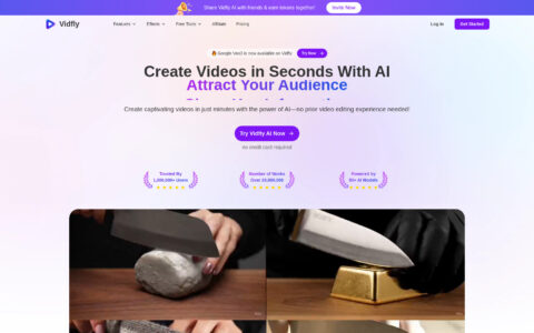 Vidfly - AI Video Creation Platform | Free Tool