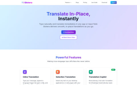Glotera AI - Instant In-Place Translation Tool