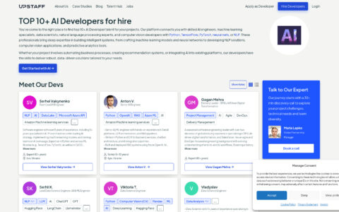 Hire AI Developers with Upstaff.com - Expert ML & NLP