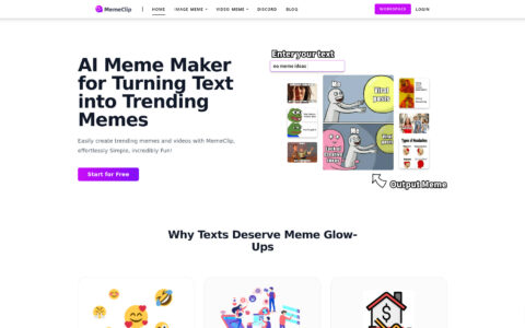 MemeClip - AI Meme & Video Generator Tool Free