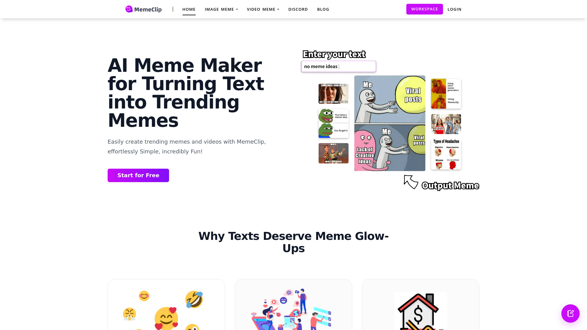 MemeClip - AI Meme & Video Generator Tool Free | tyy.AI Tools