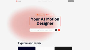 Hera AI Motion Designer - Create Animations from Text