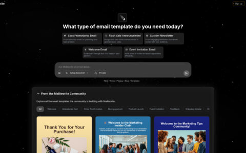Mailteorite - AI Email Template Generator | Free