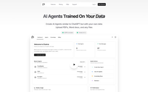 ChatVIA - Create Custom AI Agents From Your Data