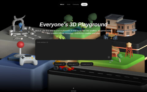 Seele AI - Text-to-3D Game World Generator Tool