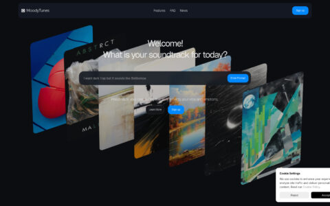 MoodyTunes - AI Music Curation for Videos & Content