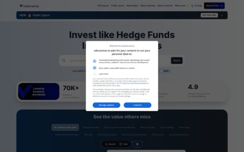 ValueSense - AI Stock Analysis & Investment Tool