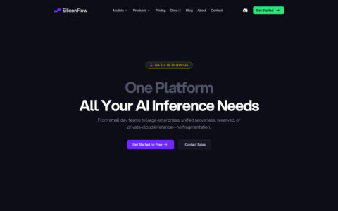 SiliconFlow - AI Model API & Deployment Platform