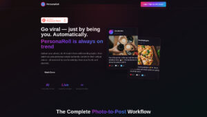 PersonaRoll - AI Social Content Generator Tool