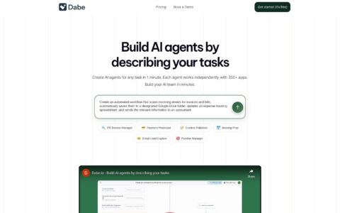 Dabe - No-Code AI Agent Platform | Automate 350+ Apps