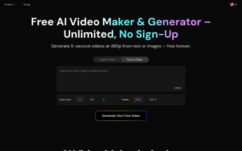 Free AI Video Maker & Generator - Text & Image to Video
