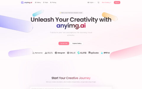 AnyImg AI - Free AI Image Generator & Editor
