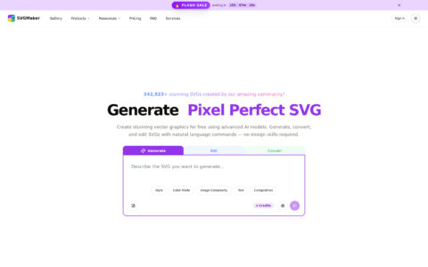 SVGMaker - AI-Powered Vector Graphics Generator