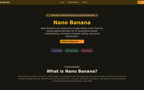 Nano Banana - Free AI Image Editor & Generator Tool