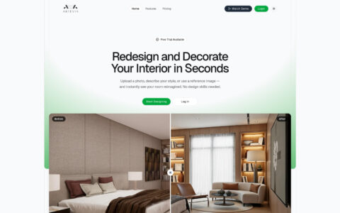 Artevia - AI Interior Design Tool | Transform Spaces
