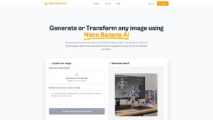 Nano Banana AI - AI Image Editor with Text Prompts