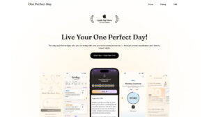 One Perfect Day - AI Vision & Habit Tracker App
