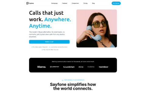 Sayfone - Best Skype Replacement | Global Calls