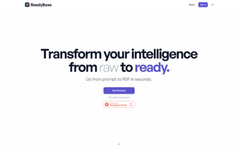 ReadyBase - AI-Powered PDF Generator Tool