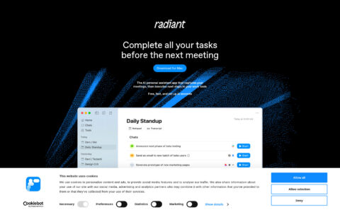 Radiant - AI-Powered Meeting Assistant for Mac Professionals