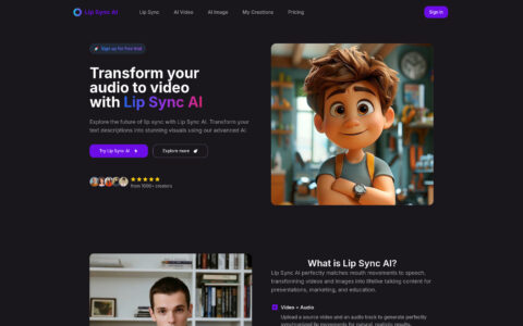Lipsync AI - Free AI-Powered Video Lip Sync Tool