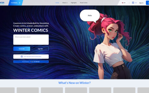 Winter Comics - AI-Powered Comic & Animation Creator