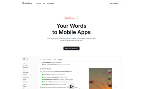 CatDoes - AI-Powered Mobile App Builder | Free No-Code Tool