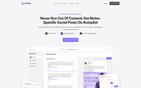Virally - AI-Powered Social Media Content Tool