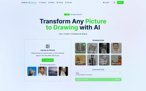 Picture to Drawing - Free AI Photo to Art Converter