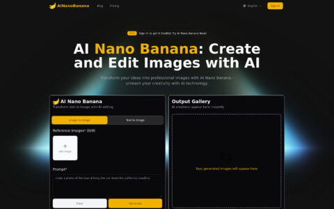 AINanoBanana - AI-Powered Image Generation Tool
