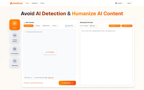 Avoid.so - AI Humanizer & Detection Bypass Tool