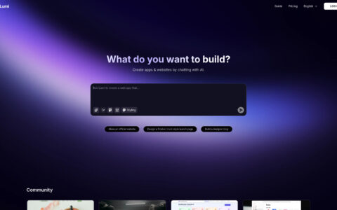 Lumi.new - AI-Powered No-Code Website Builder