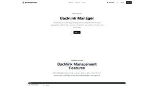 Backlink Manager - AI-Powered SEO Link Building Tool