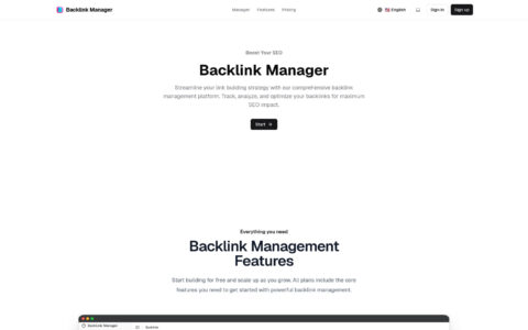 Backlink Manager - AI-Powered SEO Link Building Tool