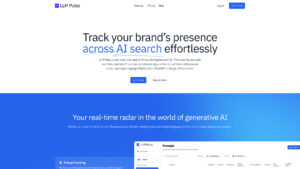 LLM Pulse - AI Search Visibility Tracker & Monitoring Tool