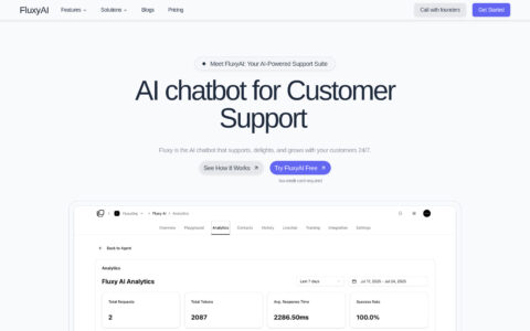 Fluxy AI - AI-Powered Customer Support Chatbot Tool