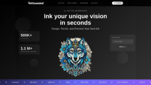 Tattoomind AI - AI Tattoo Generator & Virtual Try-On Tool