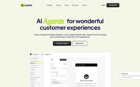 Lumro - AI-Powered Custom Agent Platform | Free Trial