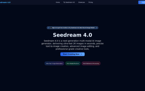 Seedream 4.0 - Free AI Image Generator & Editor Tool