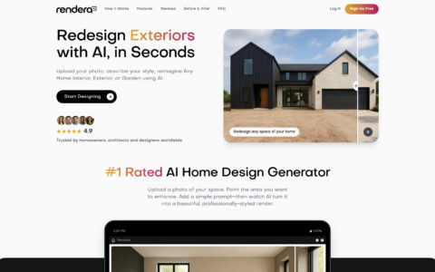 Rendera.ai - Free AI Interior & Exterior Design Tool